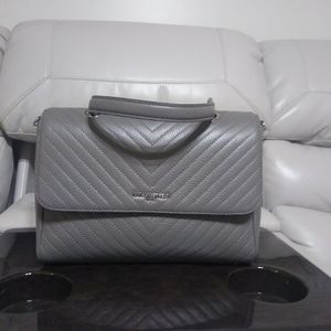 Karl lagerfeld leather too handle handbag